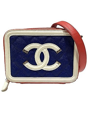 Chanel Chanel Coco Mark CC Filigree Shoulder Bag, Matelassé Caviar Skin, A84452 (view 1)