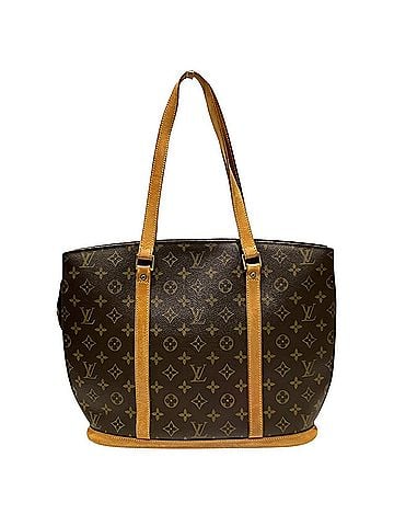 Louis Vuitton Louis Vuitton Babylon Tote Bag, Monogram Canvas, Natural Leather, M51102 (view 2)