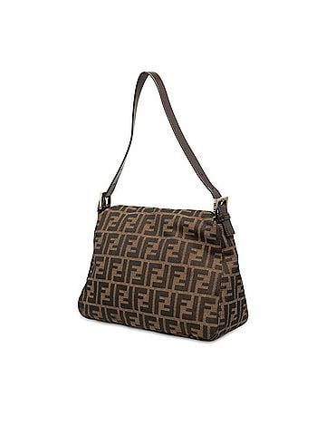 Fendi Fendi Zucca One-Shoulder Bag 26325 Brown Canvas Leather Women's FENDI (view 2)