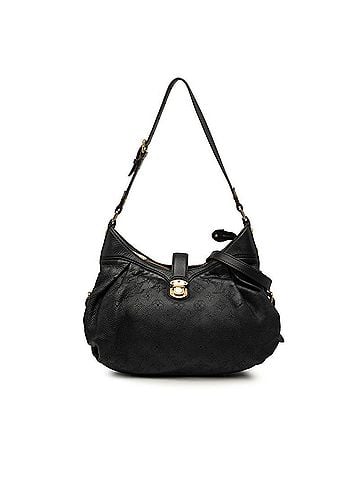 Louis Vuitton Louis Vuitton Monogram Mahina XS Crossbody Shoulder Bag M95660 Noir Black Leather Women's LOUIS VUITTON (view 1)