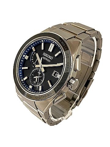Seiko Seiko Astron Nextar World Time Watch, Total Weight 96.7g, Titanium, Radio-Controlled Solar, Navy Dial, SBXY051 8B63-0BD0 (view 2)