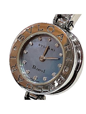 Bvlgari Bulgari B.zero1 watch, total weight 44.6g, stainless steel, quartz movement, blue dial, BZ22S (view 2)