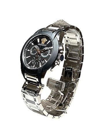 Versace Versace Character Chrono Watch, Total Weight 165.6g, Stainless Steel, Quartz, Black Dial, VEM800218 (view 2)