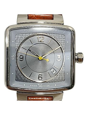 Louis Vuitton Louis Vuitton Tambour Speedy Watch, Total Weight 41g, Stainless Steel, Genuine Leather Strap, Quartz Movement, Silver Dial, Q2211 (view 1)