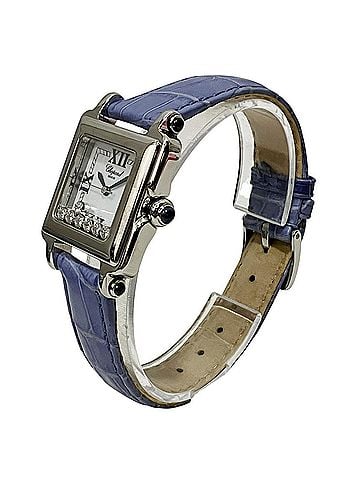 Chopard Chopard Happy Sport watch, total weight 36.8g, stainless steel, genuine leather strap, quartz movement, white dial, size 27, 8325-23 (view 2)