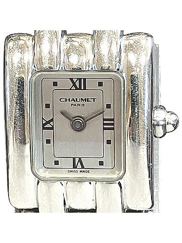Chaumet Chaumet Kesis wristwatch, total weight 60.1g, stainless steel, quartz movement, silver dial, 99340-020 (view 1)