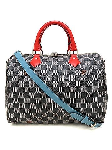Louis Vuitton LOUIS VUITTON Damier Speedy Bandoulière 30NM Virgil Abloh Fall/Winter 2019 2-Way Handbag N40236 Noir Blanc Multi Men's 353538 (view 2)