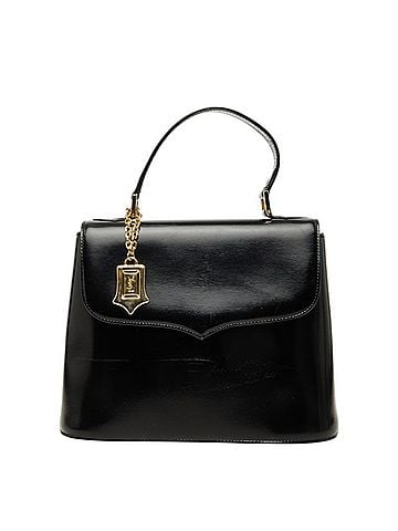 Saint Laurent Saint Laurent handbag, black leather, women's. (view 1)