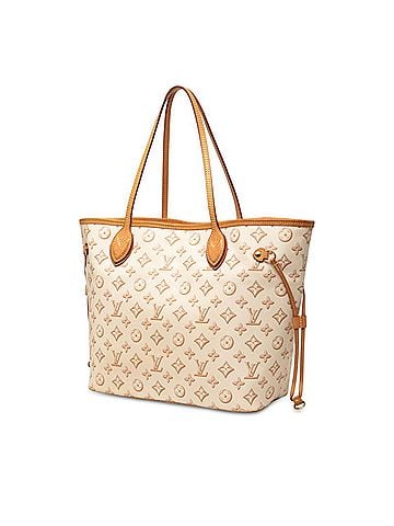 Louis Vuitton Louis Vuitton Monogram Fall for You Neverfull MM Tote Bag Shoulder M20921 Beige Ivory Leather Women's LOUIS VUITTON (view 2)