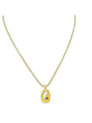 Givenchy Givenchy G Logo Necklace GP Gold Plated Women's (view 1)