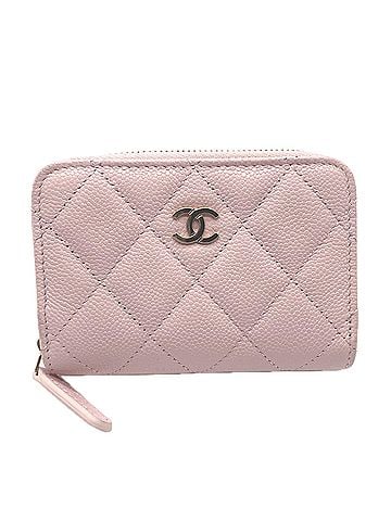 Chanel CHANEL Caviar Skin Matelassé Wallet/Coin Case AP0216 Pink Women's (view 1)