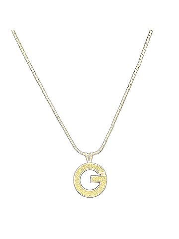 Givenchy Givenchy G Logo Rhinestone Silver Necklace SP (Women's) (view 1)