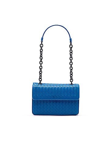 Bottega Veneta Nappa Intrecciato Double Sided Flap Shoulder Bag (view 1)
