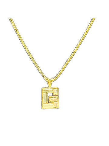 Givenchy Givenchy G Logo Gold Rhinestone Necklace GP Women's (view 1)