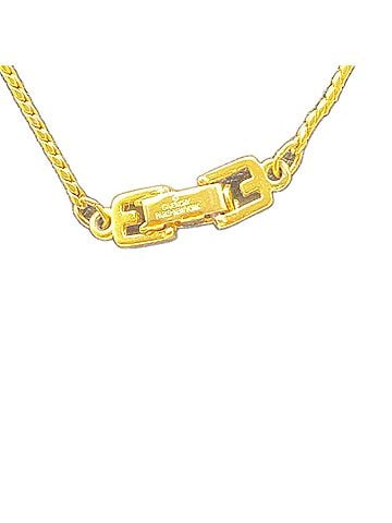 Givenchy Givenchy G Logo Gold Rhinestone Necklace GP Women's (view 2)