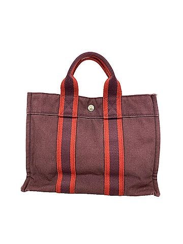 Hermès Hermes Fourre-Tout PM Canvas Tote Bag, Brown, Women's (view 1)
