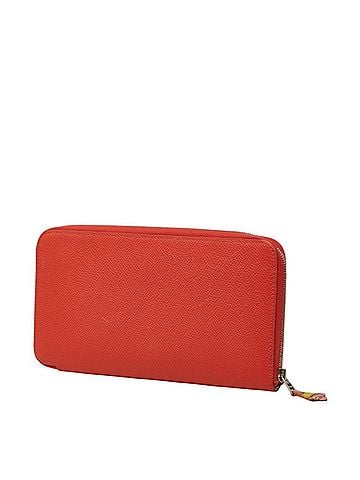 Hermès Hermes Azap Long Silk In Round Zipper Wallet, Pink (Rose Jaipur), Veau Epsom Leather, Women's (view 2)