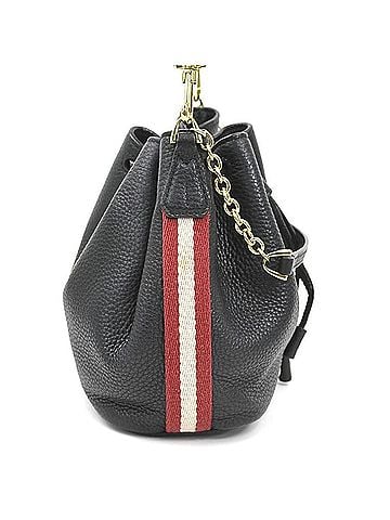 Bally Bally BALLY Shoulder Bag Leather Canvas Black Red White Women's h32523 (view 2)
