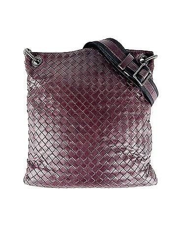 Bottega Veneta Bottega Veneta cross-body shoulder bag, Intrecciato leather, Bordeaux, men's, z11026 (view 1)