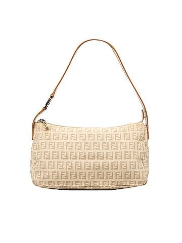 Fendi Zucchino Canvas Pochette (view 1)