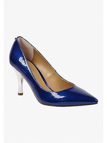 J. Renee Women's Kanan Slip On Pumps in Cobalt Blue Patent (view 2)