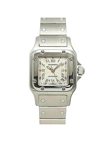 Cartier Cartier Santos Galbee SM W20044D6 Ladies' Watch, Date, Silver, Automatic Movement (view 1)
