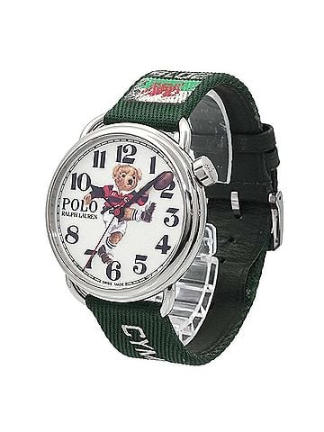 Ralph Lauren Ralph Lauren Polo Kicker Bear 2019 World Cup Commemorative Model RLR092705 Men's Watch White Automatic (view 1)
