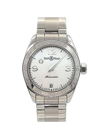 Bell & Ross Bell &amp; Ross Mystery Diamond 215S Ladies' Watch, Date, Silver, Automatic Movement (view 2)