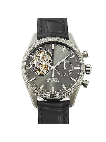 Zenith Zenith El Primero Chronomaster Lady 16 2150 4062 Ladies' Watch, Diamond Bezel, Gray, Automatic Movement (view 1)
