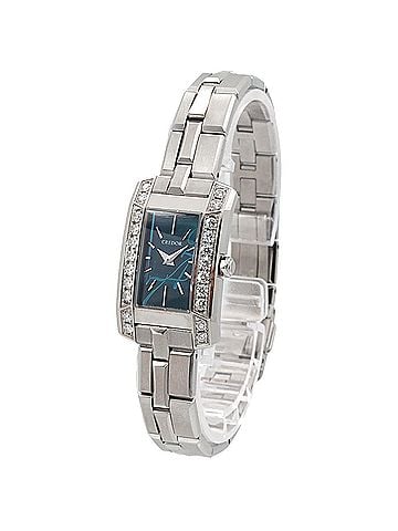 Seiko Seiko SEIKO Credor Node GSWE935 Ladies' Watch 5A70 0AY0 Diamond Bezel Green Quartz CREDOR (view 1)