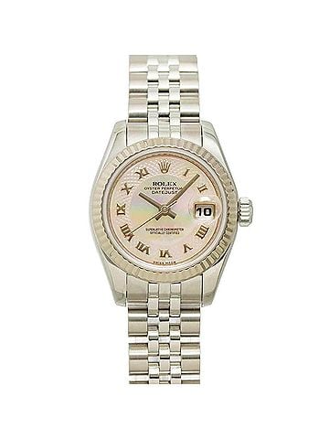 Rolex Rolex Datejust 179174NRD Z-serial Roulette Ladies' Watch Pink Shell 18KWG White Gold Automatic Self-winding (view 2)
