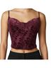 Lulus Floral Red Halter Top Size S - photo 1