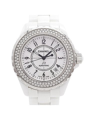 Chanel Chanel J12 Diamond Bezel H0967 White Dial Women's Watch (view 1)