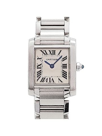 Cartier Cartier Tank Française SM W51008Q3 White Dial Women's Watch (view 1)