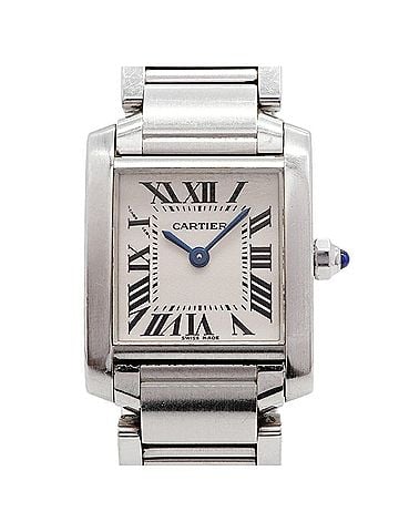 Cartier Cartier Tank Française SM W51008Q3 White Dial Women's Watch (view 1)