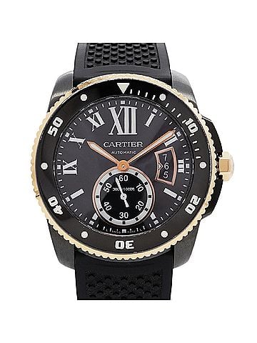 Cartier Cartier Calibre de W2CA0004 Black Dial Men's Watch (view 1)