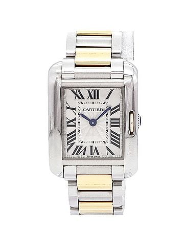 Cartier Cartier Tank Anglaise SM W5310036 Silver Dial Women's Watch (view 1)