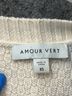 Amour Vert 100% Wool Ivory Amour Vert Wool Pullover Sweater Size XS - photo 3