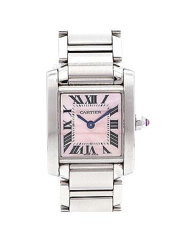 Cartier Cartier Tank Française SM W51028Q3 Pink Dial Women's Watch (view 1)