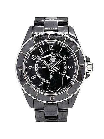 Chanel Chanel J12 Mademoiselle La Pausa H7609 Black Dial Men's Watch (view 1)