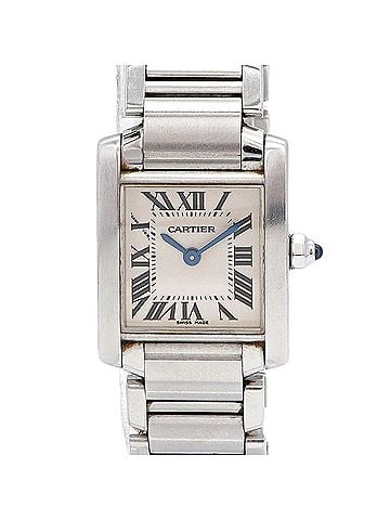 Cartier Cartier Tank Française SM W51008Q3 Ivory Dial Women's Watch (view 1)
