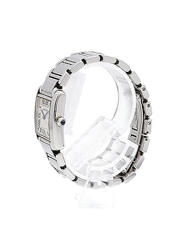 Cartier Cartier Tank Française SM W51008Q3 Ivory Dial Women's Watch (view 2)