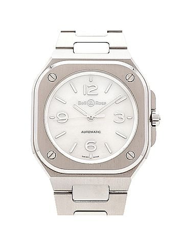 Bell & Ross Bell &amp; Ross BR-05 Mother-of-Pearl Steel BR05A-S-MP-ST SST White Dial Men's Watch (view 1)