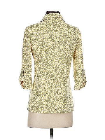 J. McLaughlin J. Mc Laughlin 3/4 Sleeve Button Down Shirt (view 2)