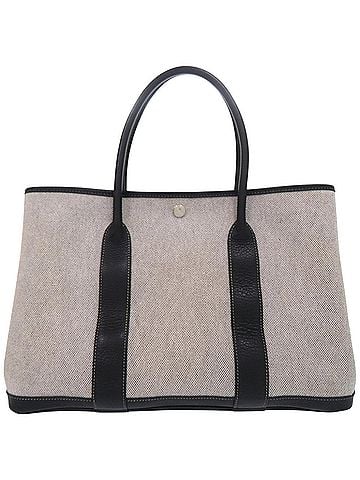 Hermès Hermes Garden Party 36 PM Tote Bag, Toile H Gray, ?G stamp (made in 2003), 1067HERMES (view 2)