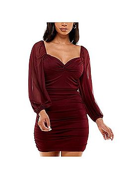 B. Darlin Ruched Bodycon Dress Cocktail Dress (view 1)
