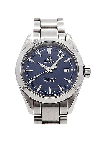 Omega Omega Seamaster Aqua Terra 2577.80 Blue Dial Women's Watch (view 1)