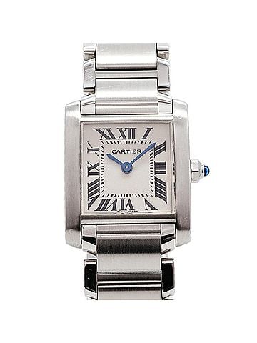 Cartier Cartier Tank Française SM W51008Q3 Ivory Dial Women's Watch (view 1)