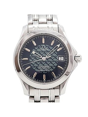 Omega Omega Seamaster Jacques Mayol 2500.80 Blue Dial Men's Watch (view 1)