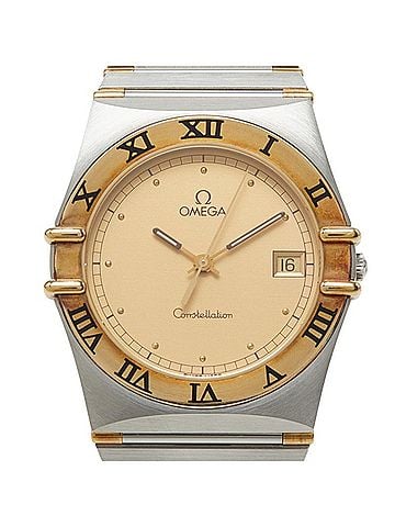 Omega Omega Constellation Watch 1310.10 Quartz Gold Dial Stainless Steel Plated Men's OMEGA (view 1)